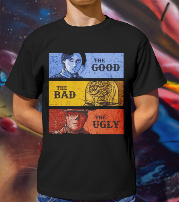 Fallout The Good The Bad The Ugly Character Carousel T-Shirt