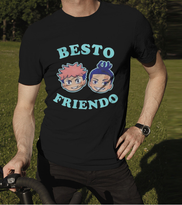 Besto Friendo Jujutsu Kaisen Yuji And Todo T-Shirt
