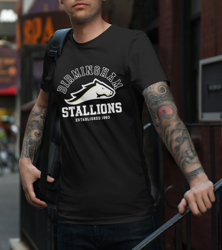 Birmingham Stallions Established 1983 T-Shirt
