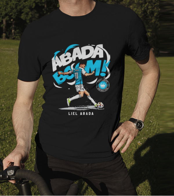 Liel Abada Charlotte Football Club Abada Boom Soccer Action T-Shirt