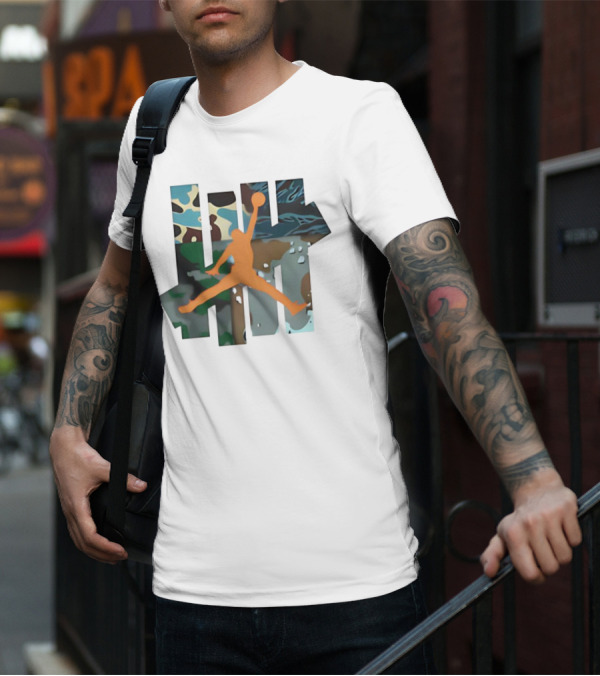 Luka Doncic Jordan X Undefeated Camo Jumpman Be More Prepared Than Anyone Else T-Shirt