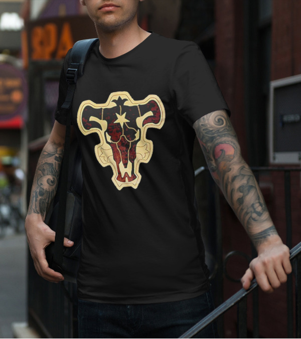 Zora Ideale Black Bull Symbol Black Clover Series T-Shirt