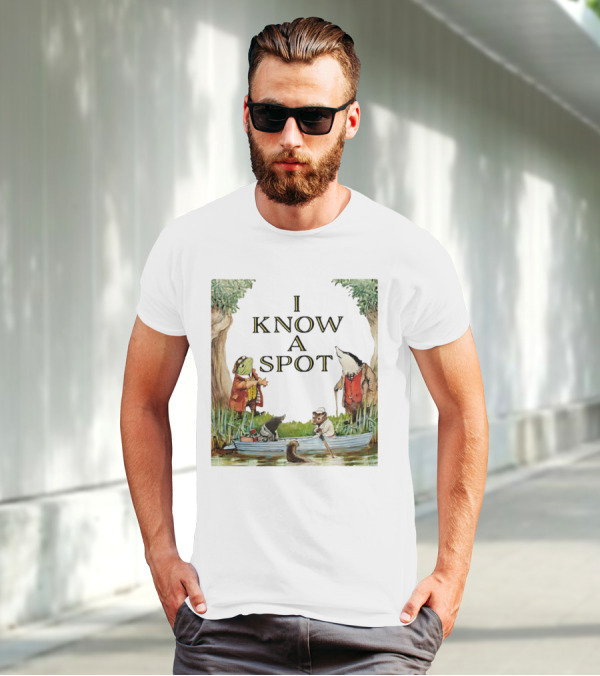I Know A Spot Animals By The River With Friends T-Shirt