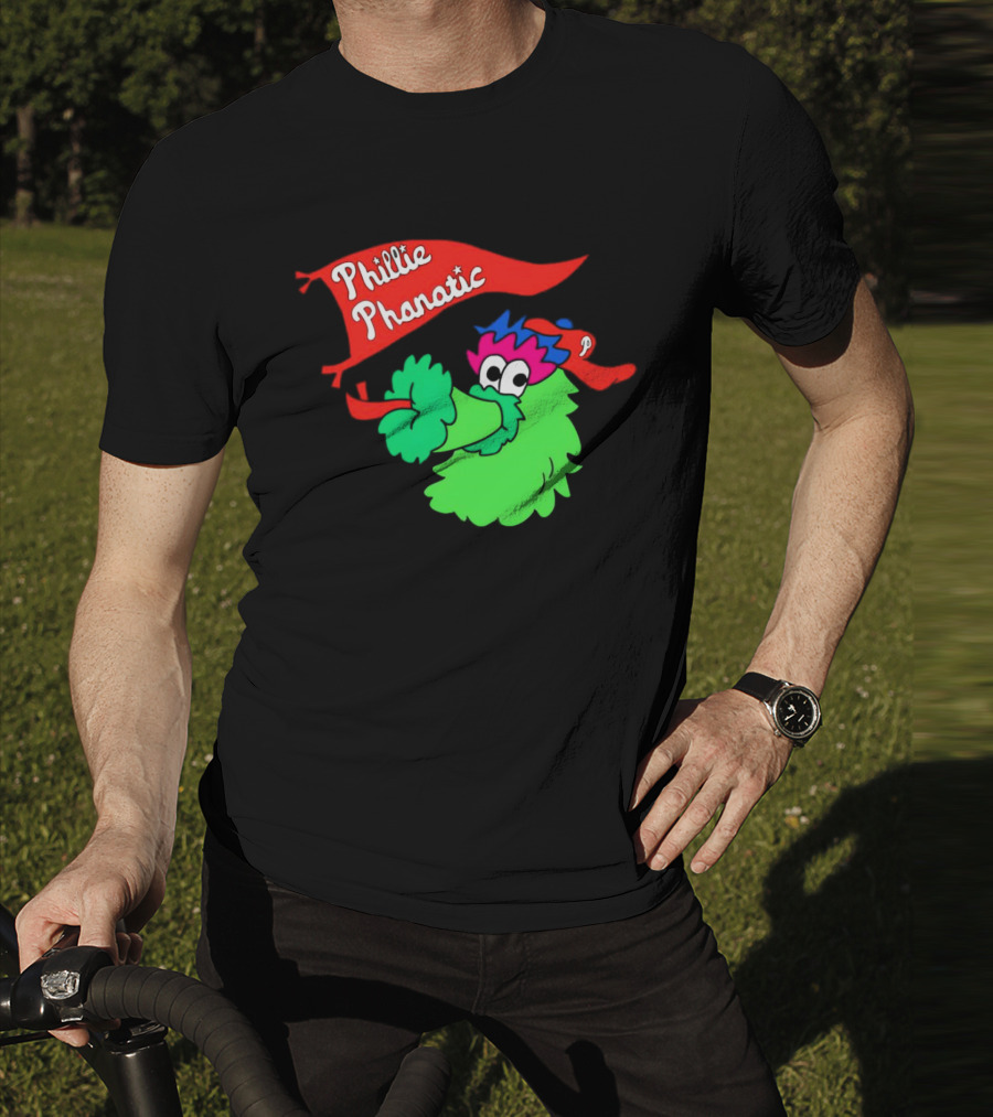 Phillie Phanatic Philadelphia Phillies Mascot Banner T-Shirt