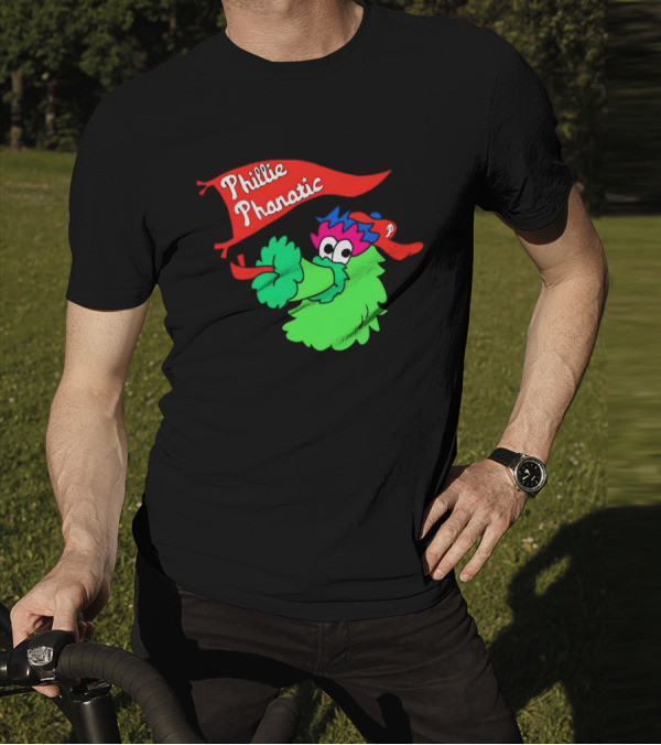 Phillie Phanatic Philadelphia Phillies Mascot Banner T-Shirt