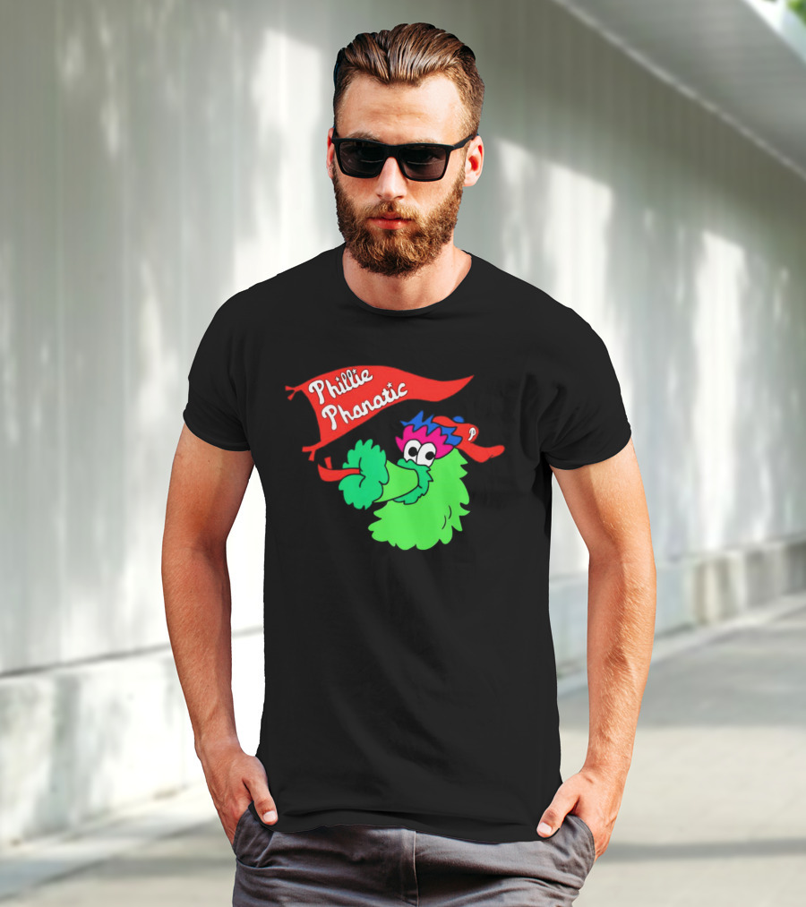 Phillie Phanatic Philadelphia Phillies Mascot Banner T-Shirt