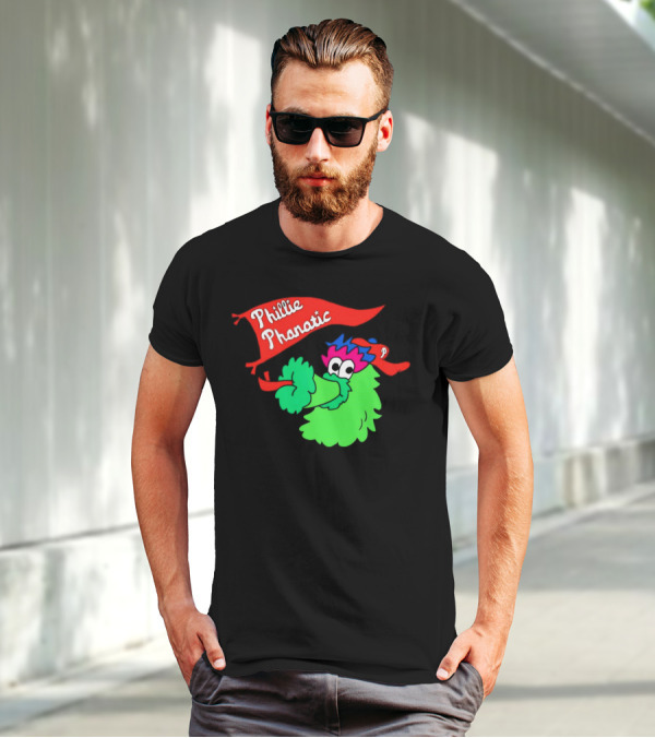 Phillie Phanatic Philadelphia Phillies Mascot Banner T-Shirt