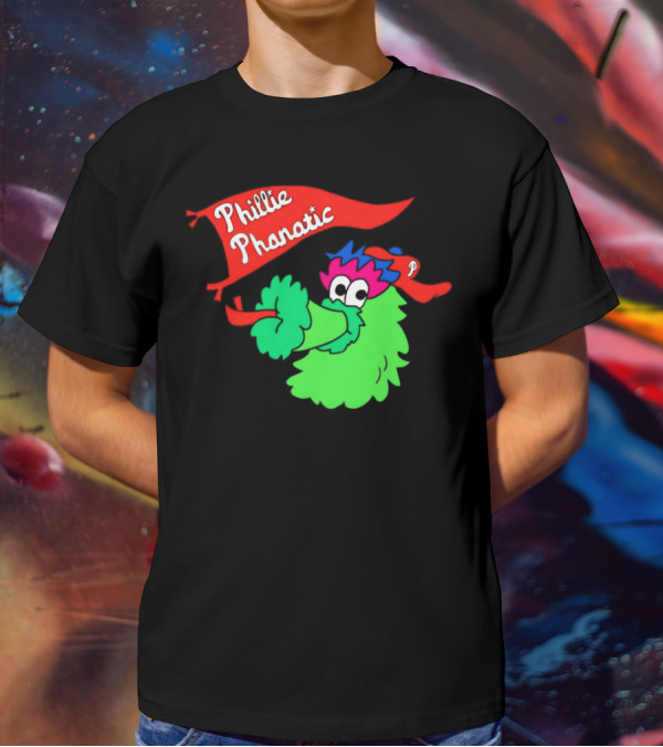 Phillie Phanatic Philadelphia Phillies Mascot Banner T-Shirt