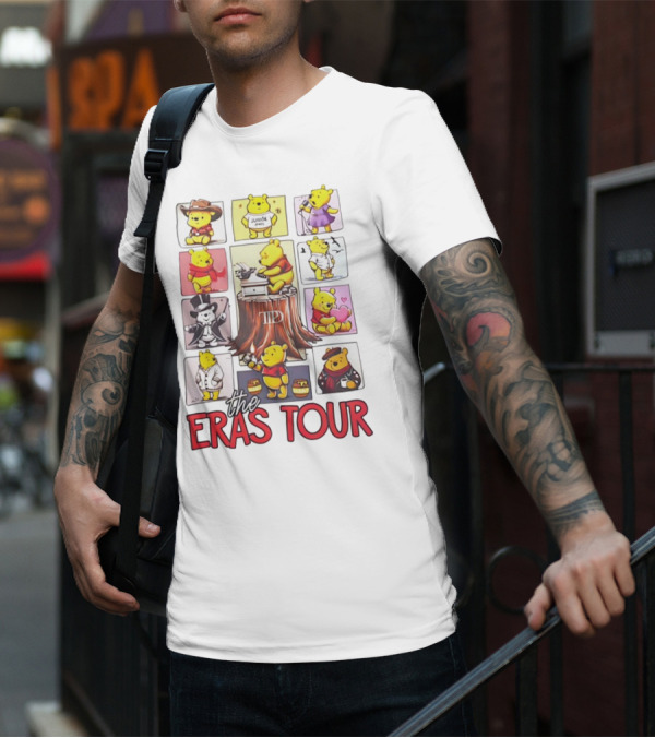 Winnie The Pooh In Diverse Costumes The Eras Tour T-Shirt