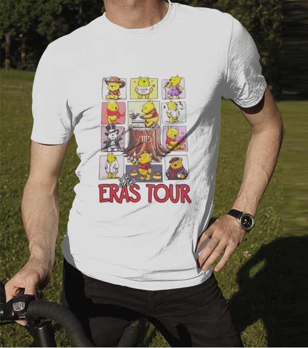 Winnie The Pooh In Diverse Costumes The Eras Tour T-Shirt