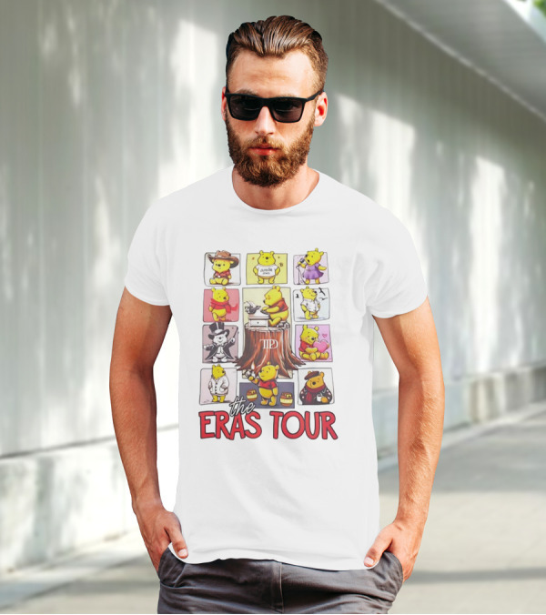 Winnie The Pooh In Diverse Costumes The Eras Tour T-Shirt