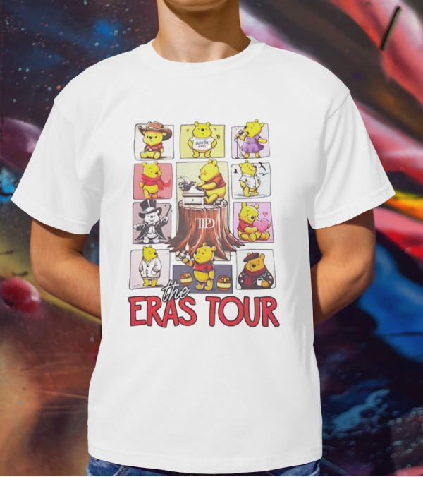 Winnie The Pooh In Diverse Costumes The Eras Tour T-Shirt