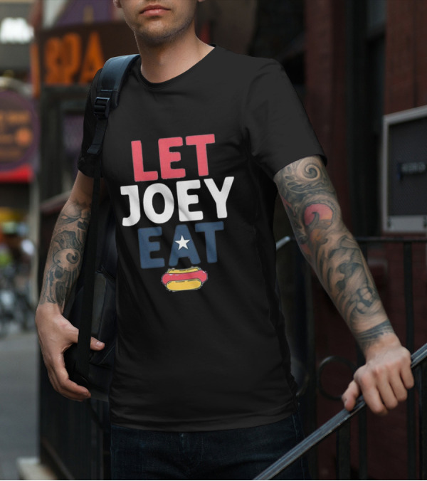LET JOEY EAT Star Hotdog T-Shirt