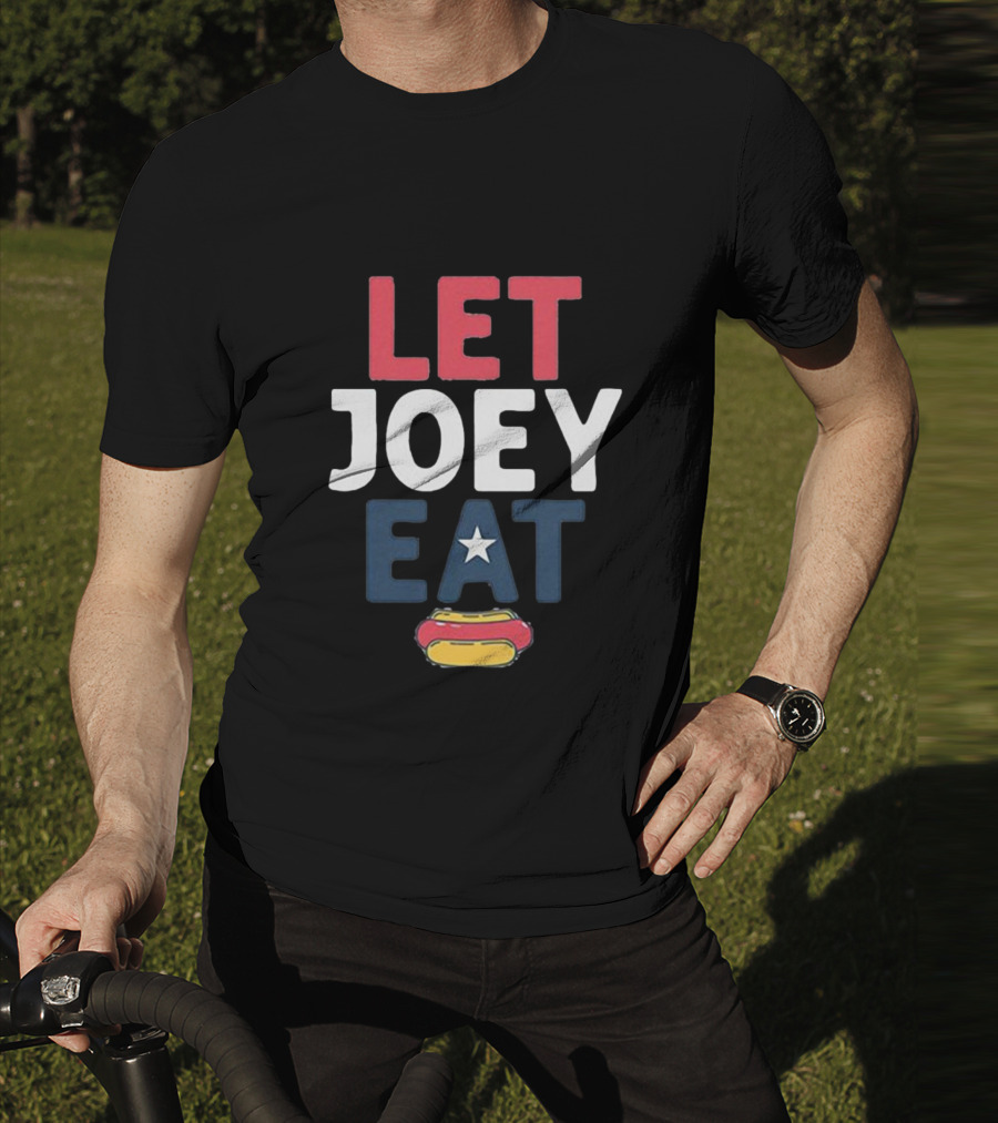 LET JOEY EAT Star Hotdog T-Shirt