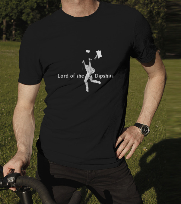 Lord Of The Dipshits Dancing Figure With Cane And Hat T-Shirt