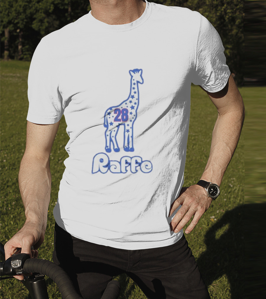Raffe 28 Phillygoat Giraffe Stars T-Shirt