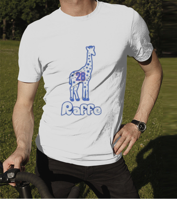 Raffe 28 Phillygoat Giraffe Stars T-Shirt