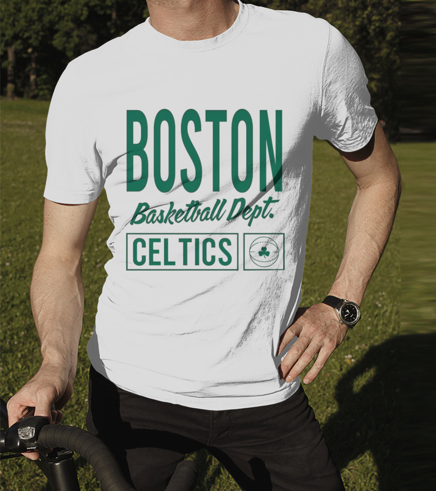 Boston Celtics Basketball Dept Celtics Shamrock T-Shirt