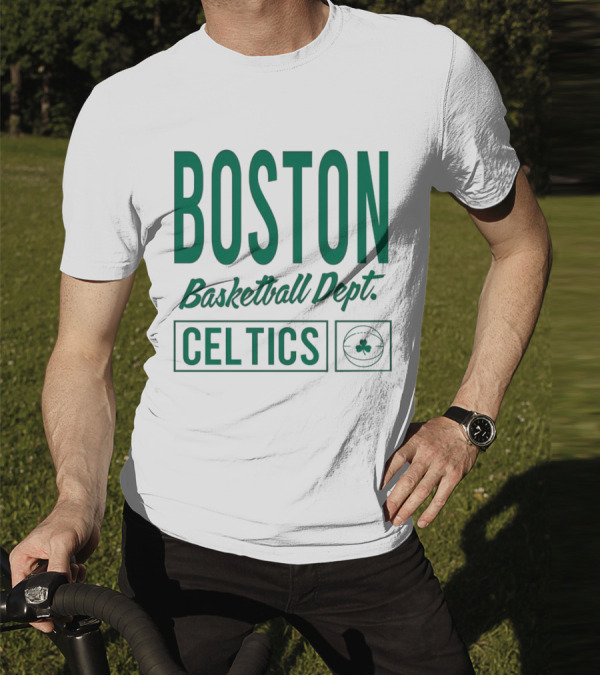 Boston Celtics Basketball Dept Celtics Shamrock T-Shirt