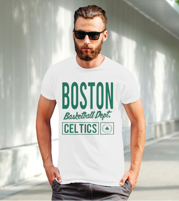 Boston Celtics Basketball Dept Celtics Shamrock T-Shirt
