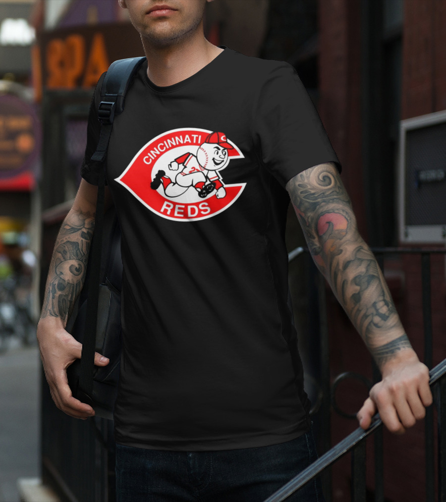 Cincinnati Reds Mascot MLB Baseball T-Shirt