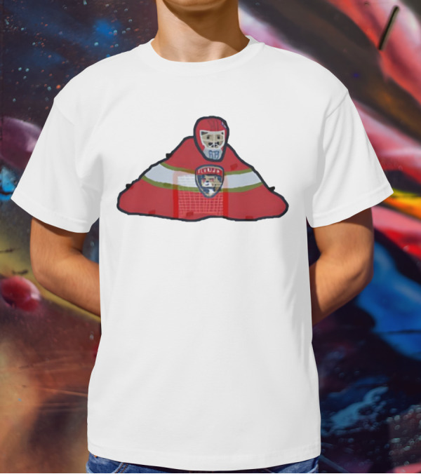 Florida Panthers Sergei Blob-Rovsky Hockey Goalie Net T-Shirt