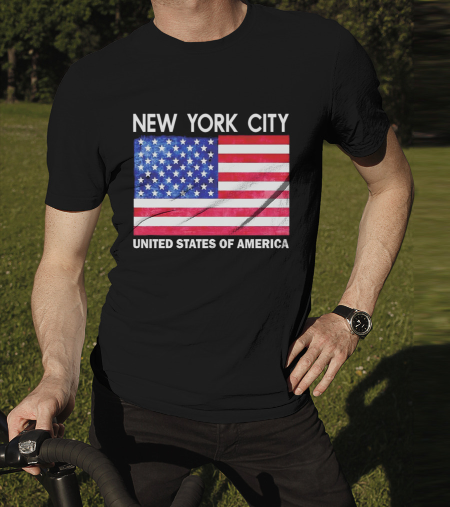 NEW YORK CITY UNITED STATES OF AMERICA FLAG T-Shirt