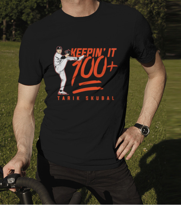 Tarik Skubal Keepin’ It 100+ Pitcher Pose T-Shirt