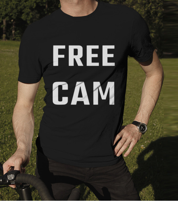 Free Cam Text T-Shirt