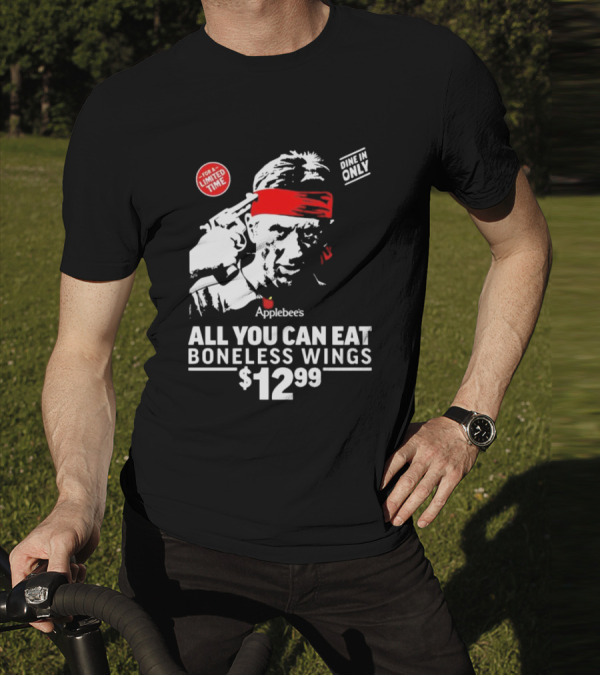 Applebee's All You Can Eat Boneless Wings Dine In Only For A Limited Time $12.99 T-Shirt