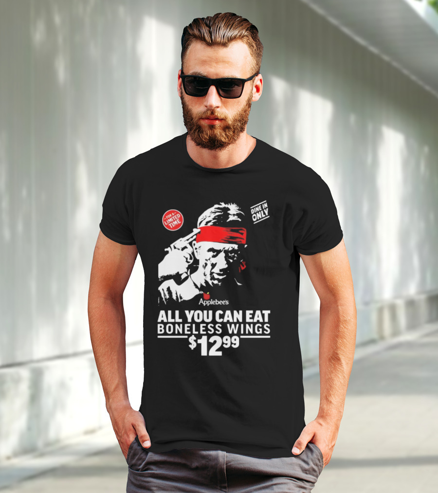 Applebee's All You Can Eat Boneless Wings Dine In Only For A Limited Time $12.99 T-Shirt
