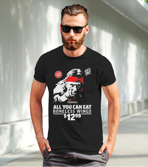 Applebee's All You Can Eat Boneless Wings Dine In Only For A Limited Time $12.99 T-Shirt