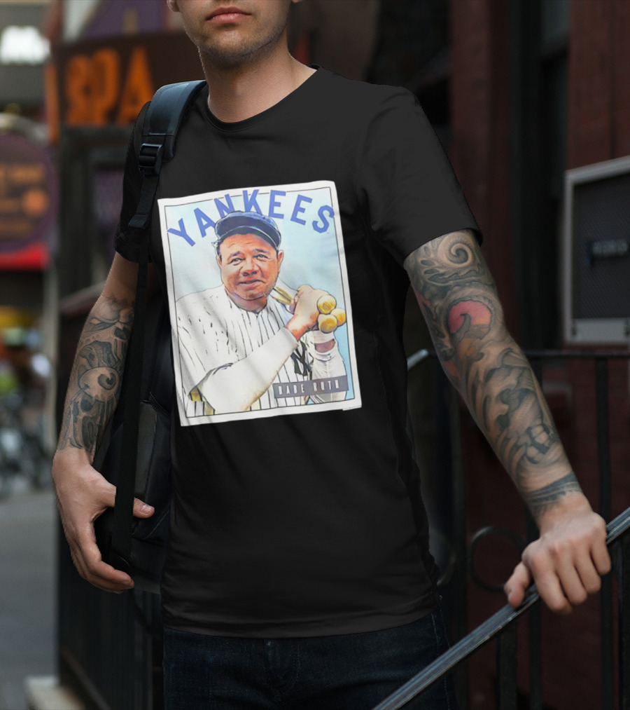 YANKEES Babe Ruth Baseball T-Shirt