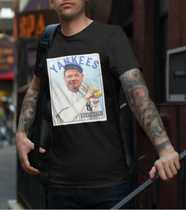 YANKEES Babe Ruth Baseball T-Shirt