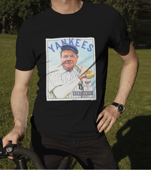 YANKEES Babe Ruth Baseball T-Shirt