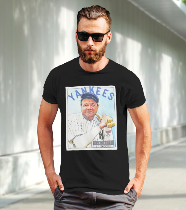 YANKEES Babe Ruth Baseball T-Shirt