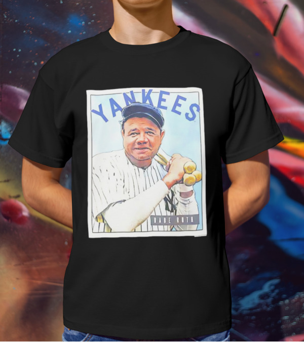 YANKEES Babe Ruth Baseball T-Shirt