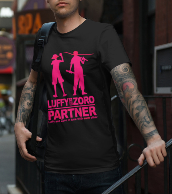 Luffy And Zoro Partner In Tune With Each Other T-Shirt