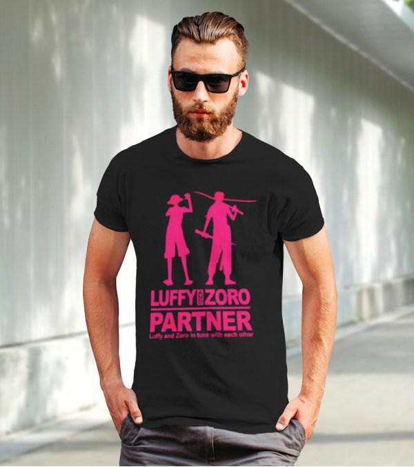 Luffy And Zoro Partner In Tune With Each Other T-Shirt