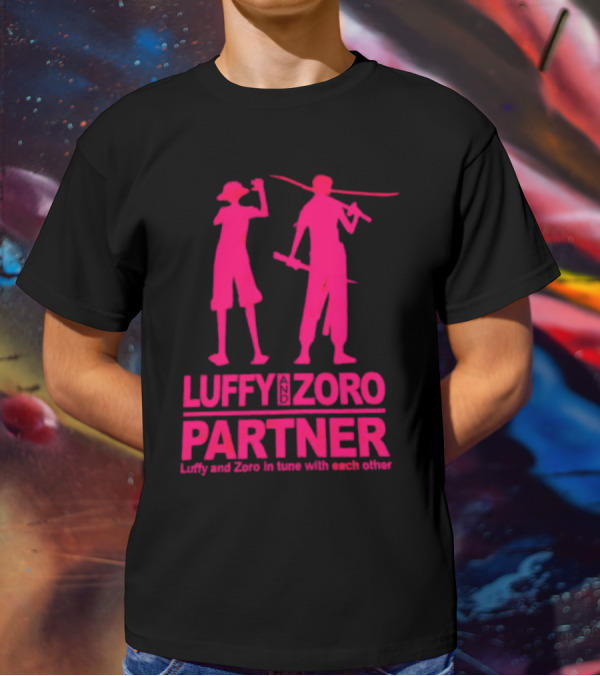 Luffy And Zoro Partner In Tune With Each Other T-Shirt