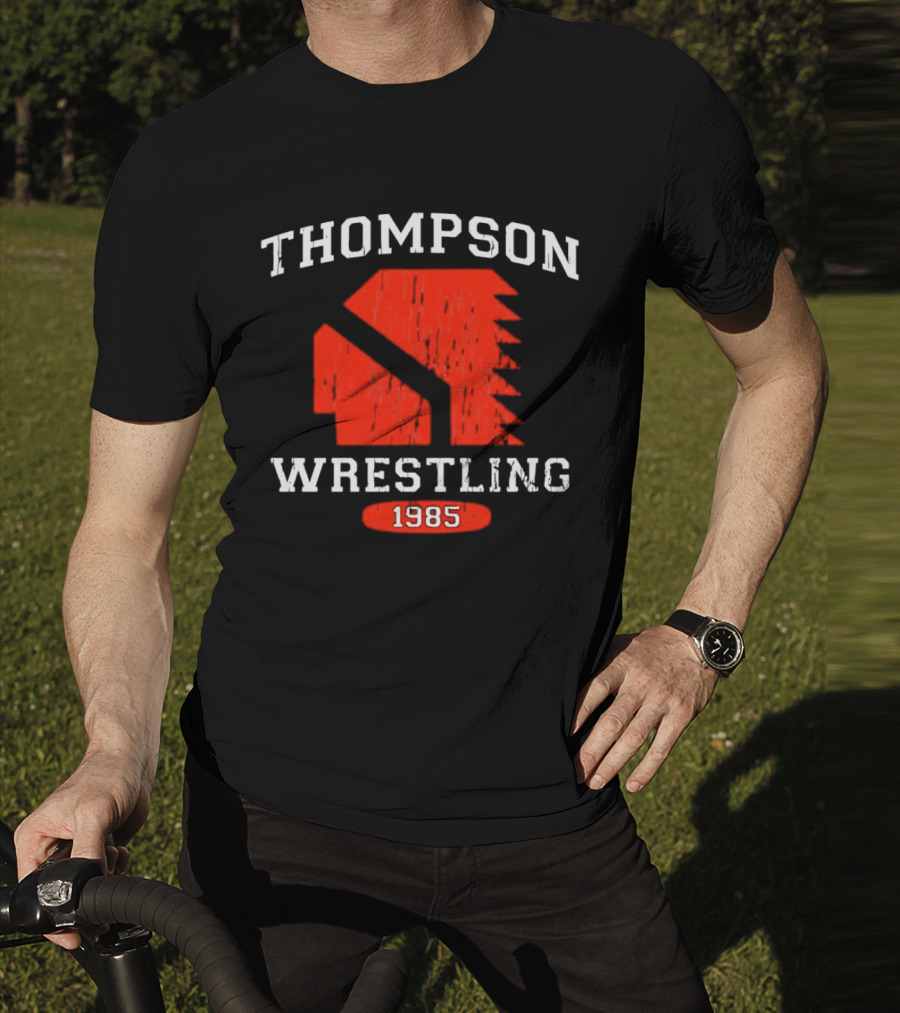 Thompson Wrestling 1985 Red Spartan T-Shirt
