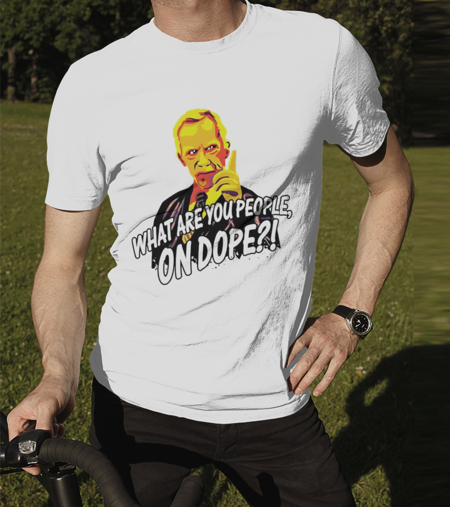 What Are You People On Dope Bold Pop Art Style Mr Hand T-Shirt