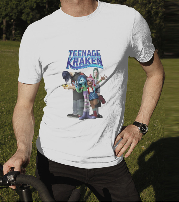 Teenage Kraken Animated Characters Ensemble T-Shirt