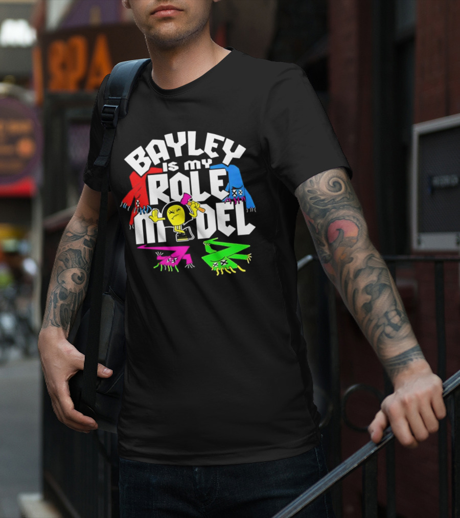 Bayley Is My Role Model Wacky Inflatable Tube Men T-Shirt