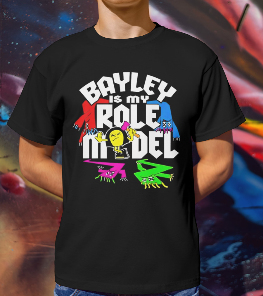 Bayley Is My Role Model Wacky Inflatable Tube Men T-Shirt