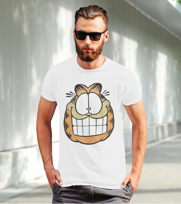 Garfield Big Face Classic Retro Comic Cat T-Shirt