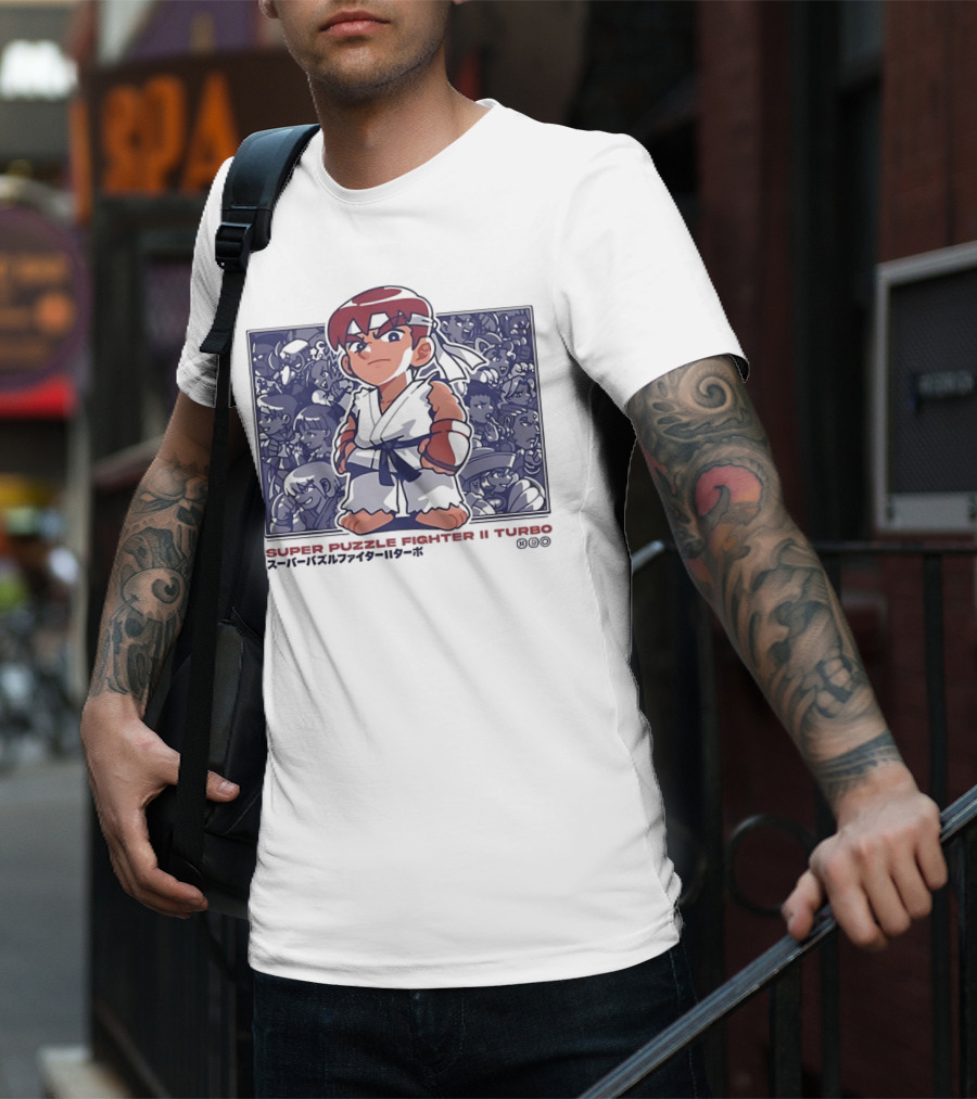Super Puzzle Fighter II Turbo Character Lineup T-Shirt