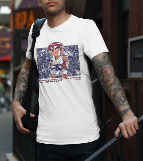 Super Puzzle Fighter II Turbo Character Lineup T-Shirt