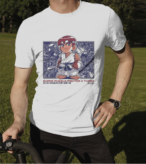 Super Puzzle Fighter II Turbo Character Lineup T-Shirt