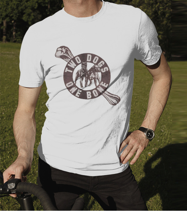 Two Dogs One Bone Pittsburgh Football Rivalry Inspired T-Shirt